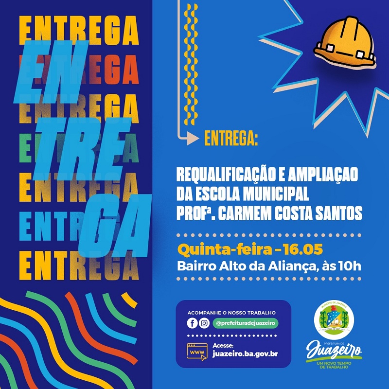 Gestão Suzana Ramos vai entregar 62ª escola requalificada e ampliada nesta quinta-feira (16), no bairro Alto da Aliança