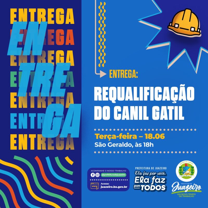Prefeitura de Juazeiro vai entregar requalificação do Canil/Gatil nesta terça-feira (18)   