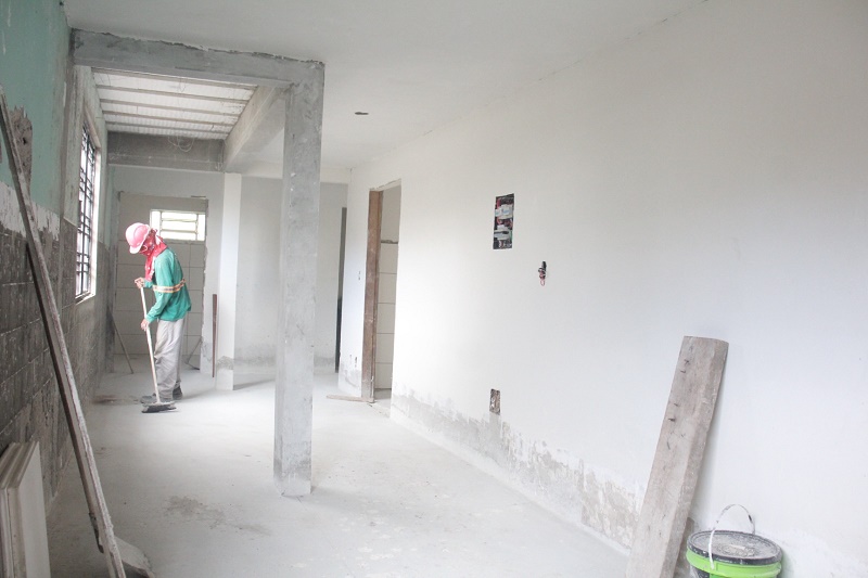 Um sonho antigo dos moradores, requalificação da UBS do Tabuleiro segue em ritmo acelerado