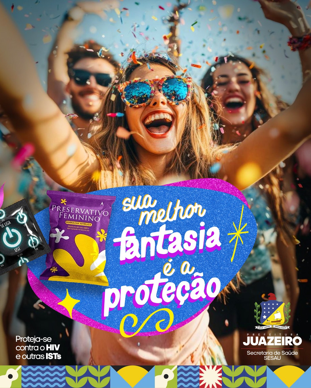 Carnaval Seguro é com prevenção contra Infecções Sexualmente Transmissíveis