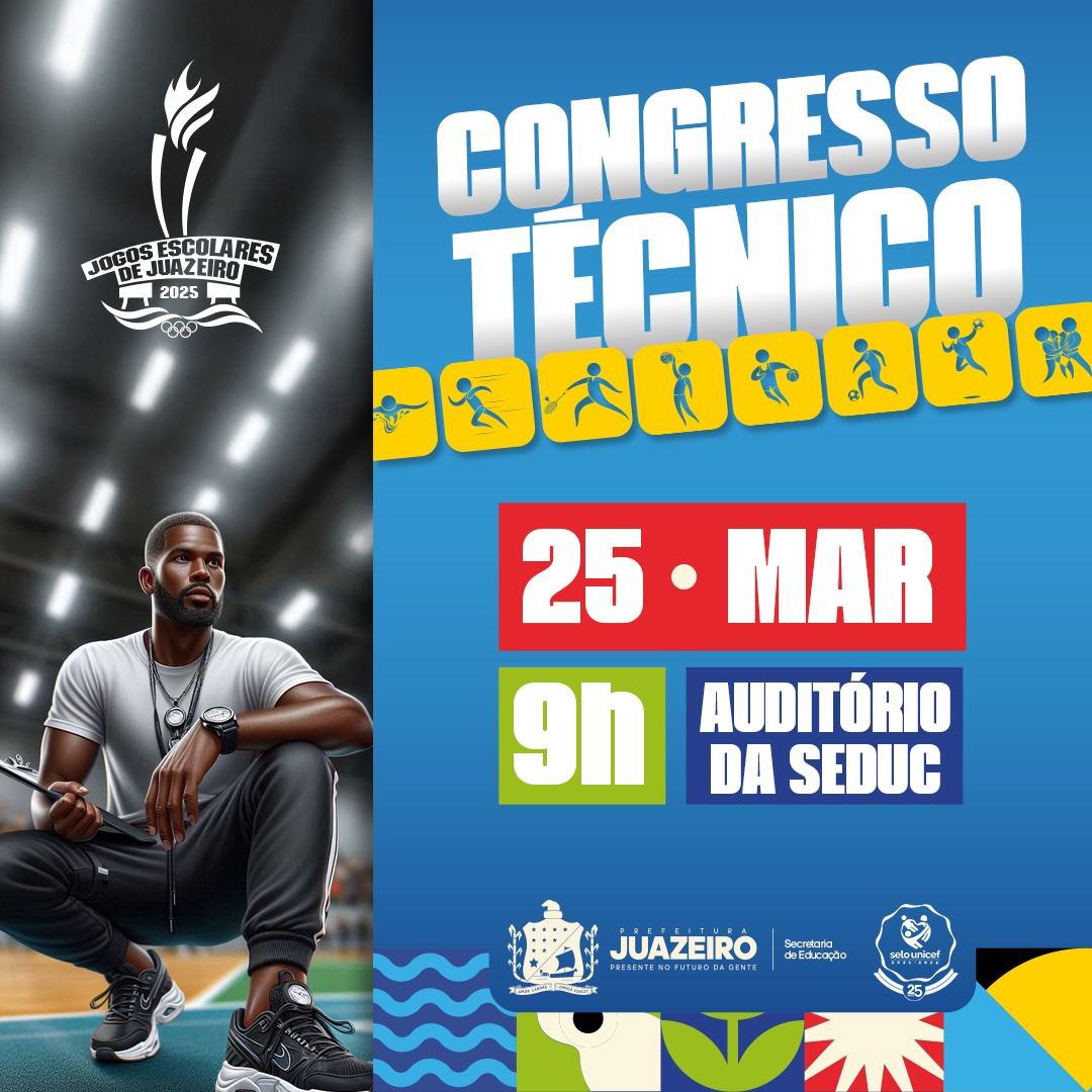 Prefeitura de Juazeiro vai promover Congresso Técnico sobre os Jogos Escolares Municipais 2025