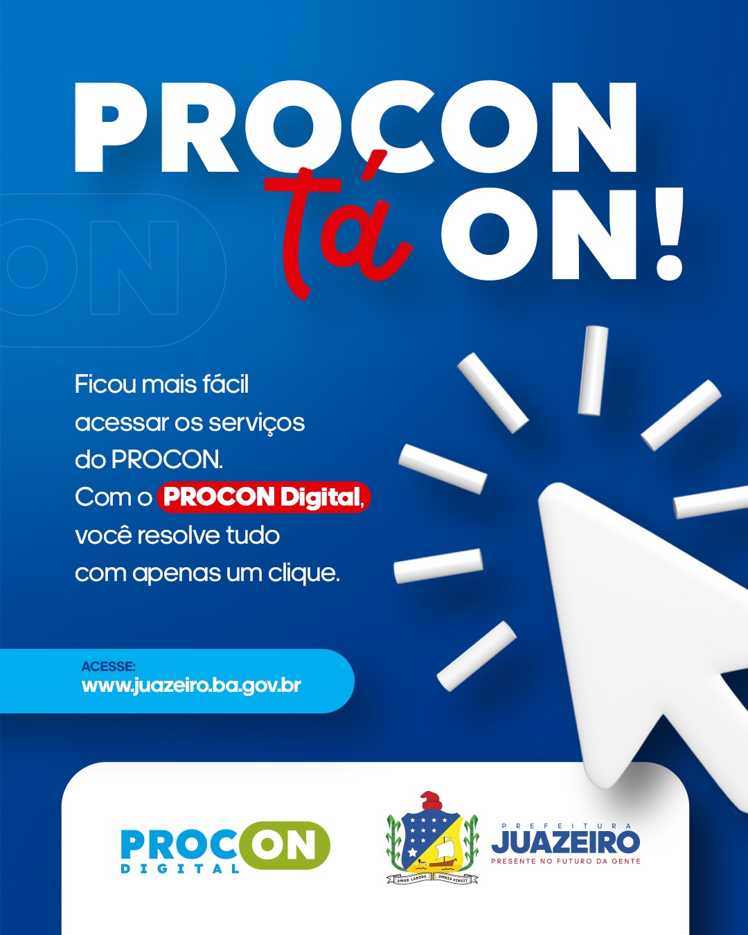 PROCON DIGITAL: No dia Internacional do Consumidor, prefeitura de Juazeiro implanta novo serviço para facilitar o atendimento