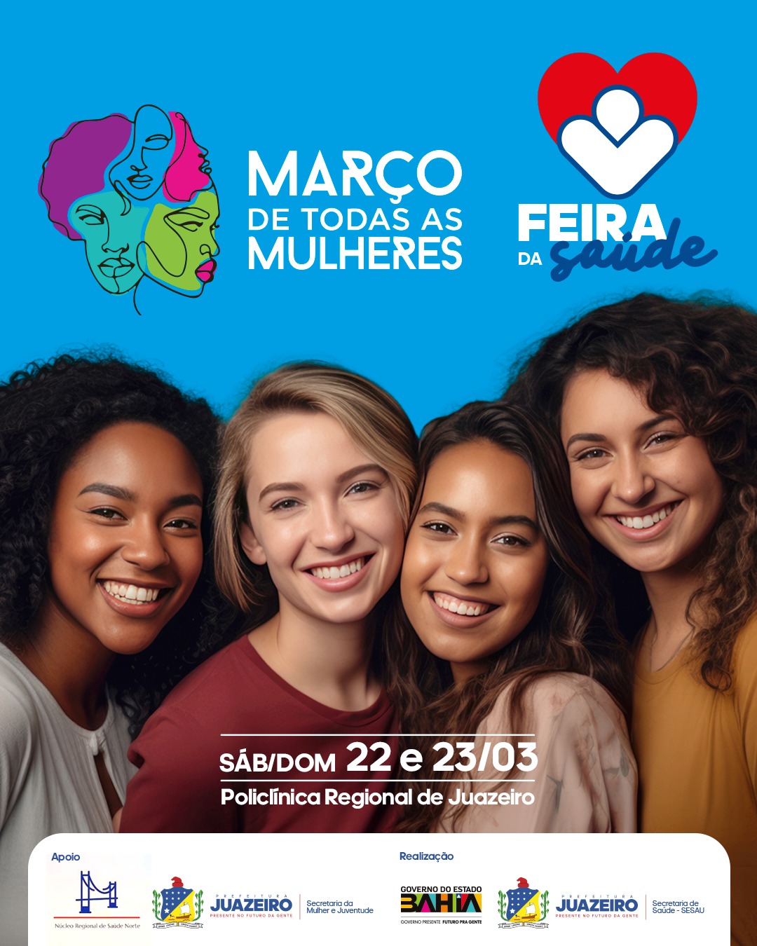 Março de Todas as Mulheres: feira de saúde oferecerá serviços voltados ao público feminino