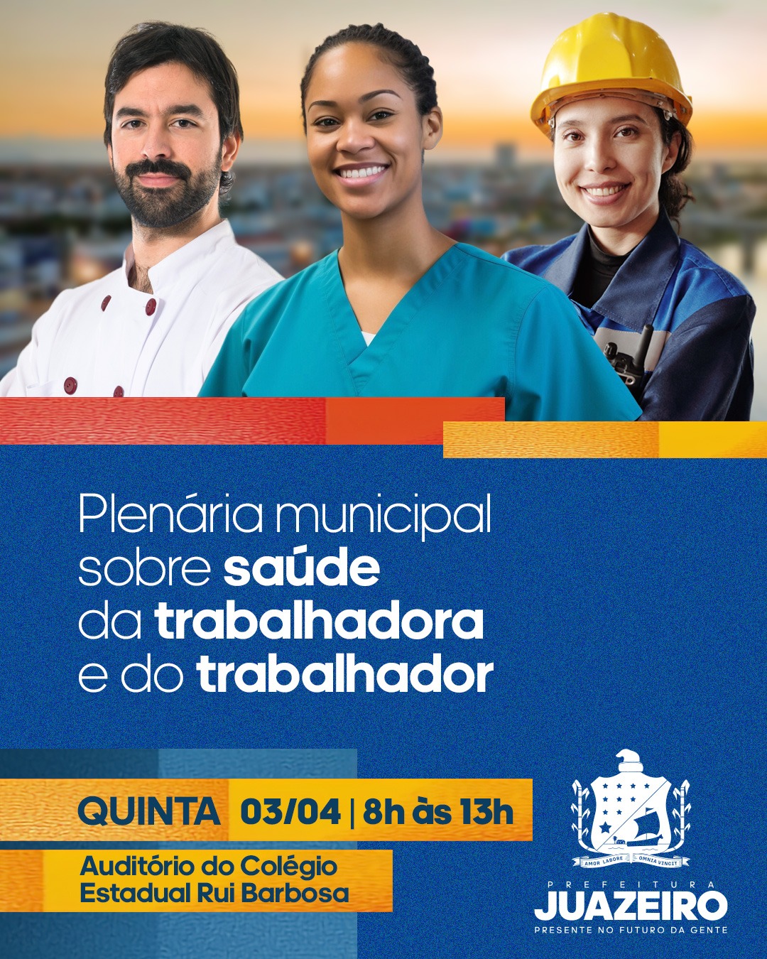 Saúde de Juazeiro realiza plenária popular sobre Saúde do Trabalhador e da Trabalhadora