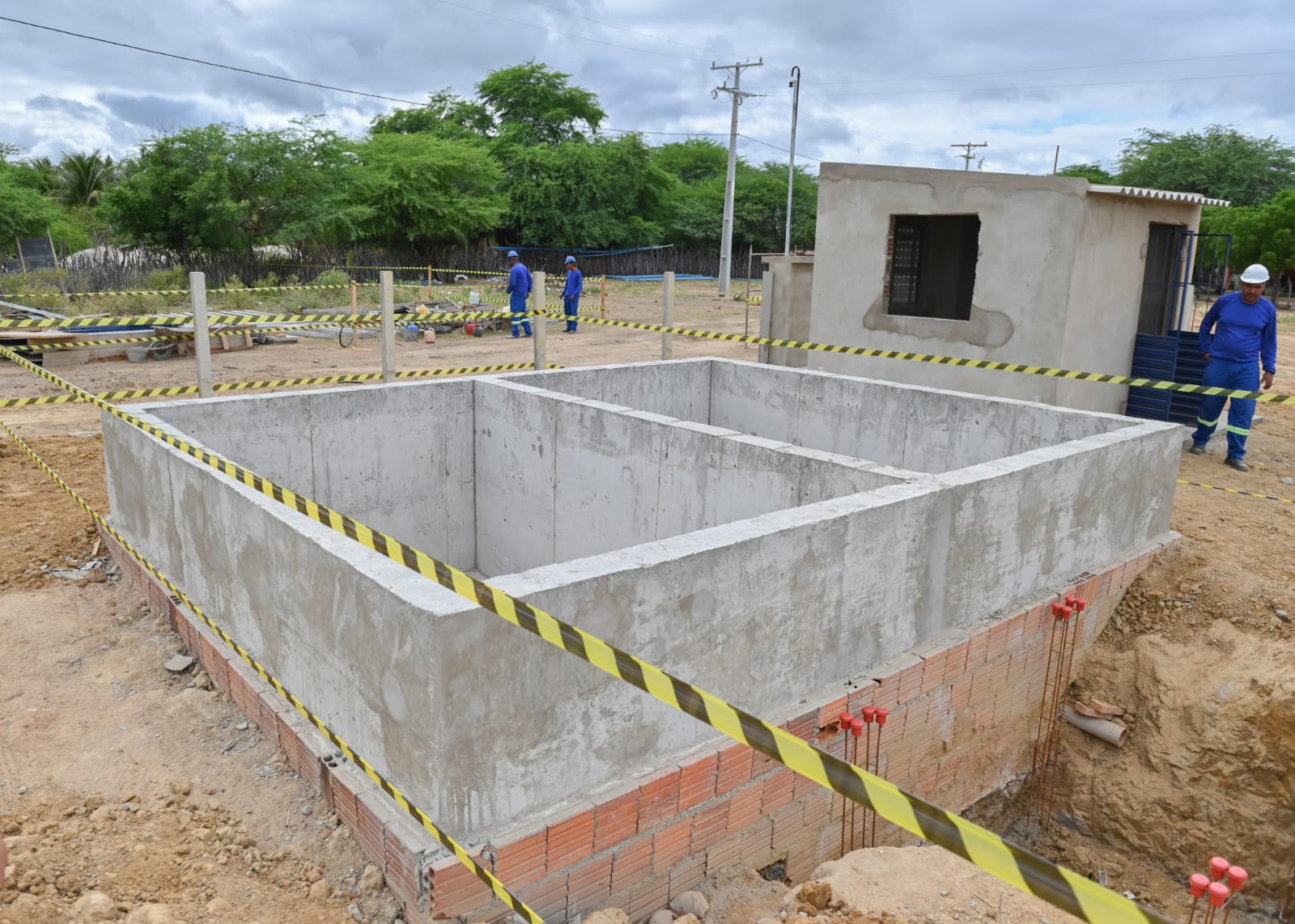 Avanço das obras da Adutora em Campos é acompanhado por gestão municipal e presidente da CERB
