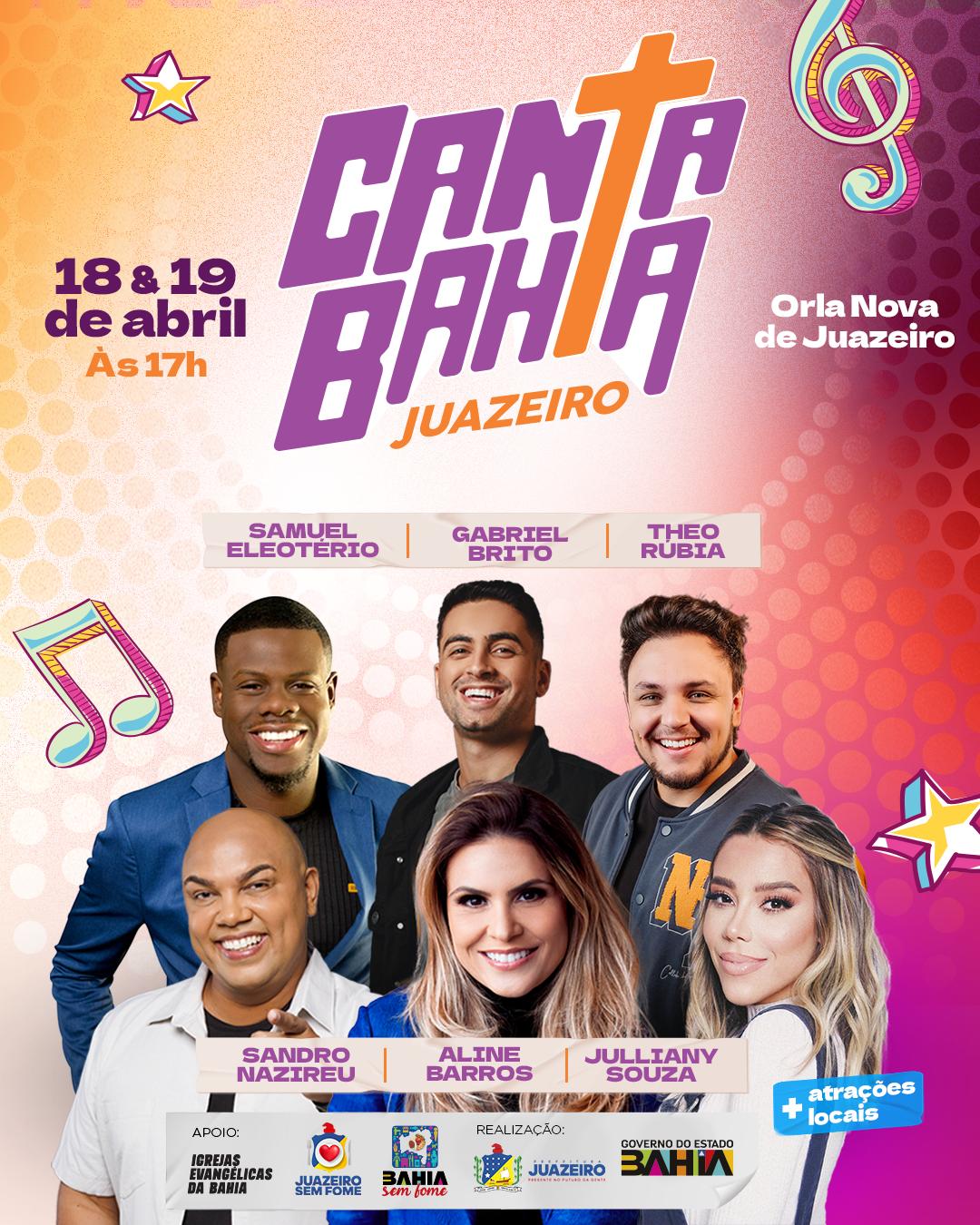 Festival Canta Bahia chega a Juazeiro e promete ser o maior festival de música gospel da região
