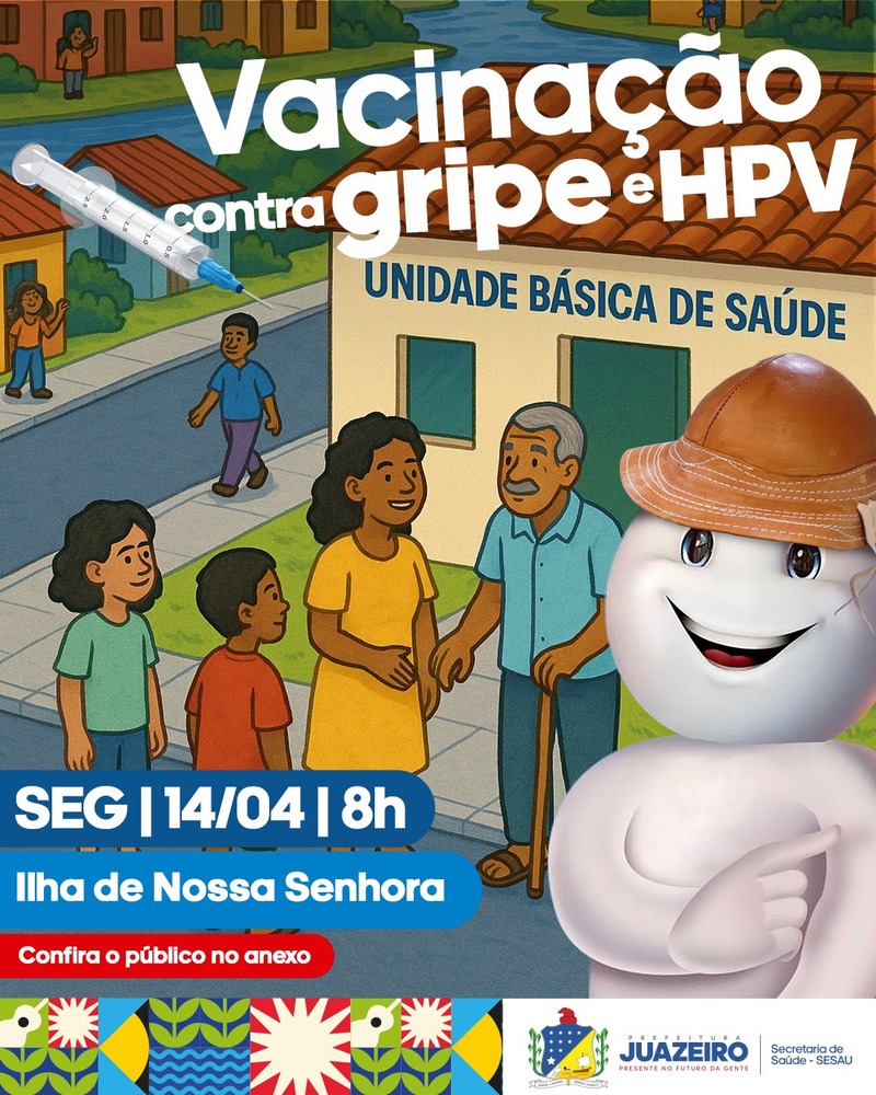 Acompanhe o Zé Gotinha: Sesau promove ação itinerante na Ilha de Nossa Senhora