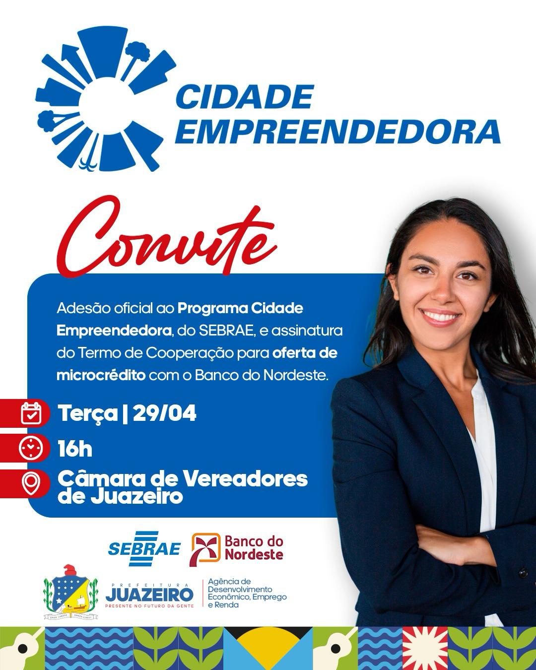 Cidade Empreendedora: Juazeiro amplia apoio a pequenos negócios e microcrédito
