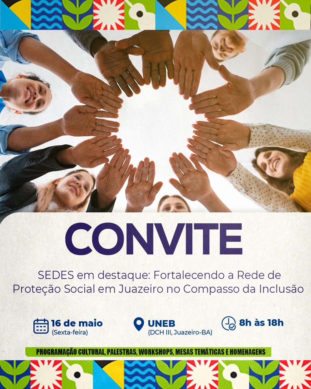 Juazeiro realiza 1ª Jornada Social para fortalecer rede de proteção e celebrar o Dia do Assistente Social