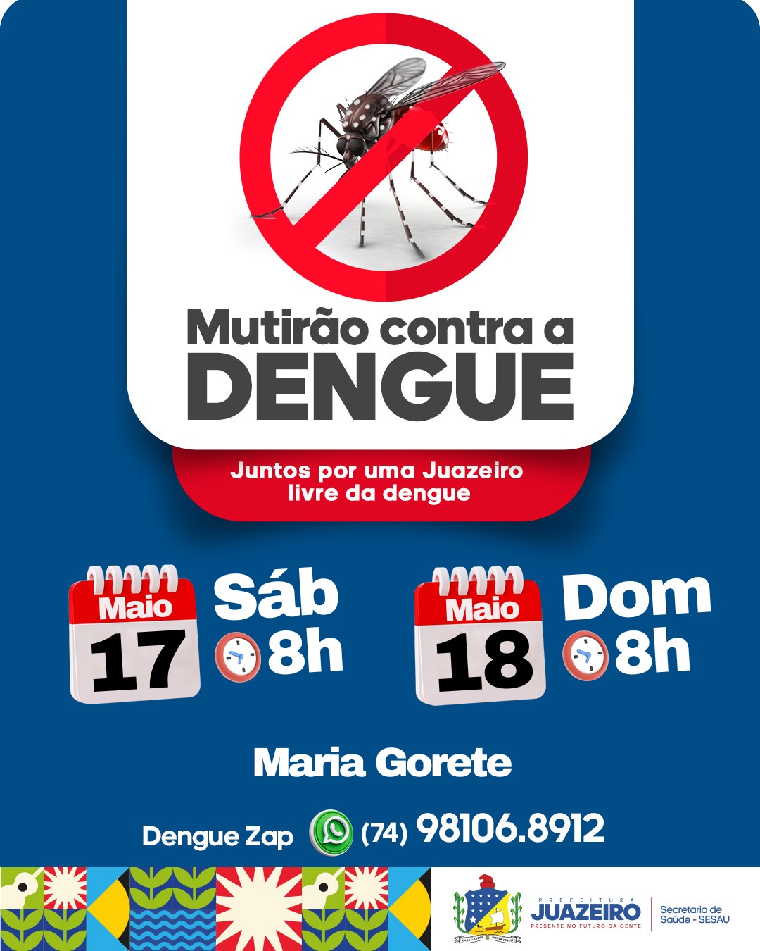 Mutirão de Combate às Arboviroses chega ao Jardim Maria Gorete