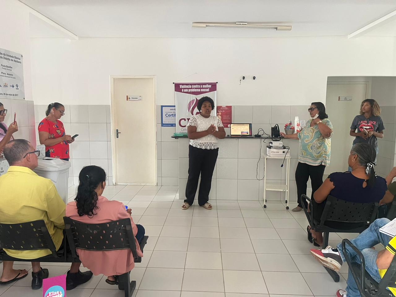 CIAM nas Comunidades chega ao distrito de Abóbora com roda de conversa sobre enfrentamento à violência contra a mulher
