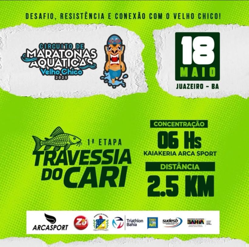 Futevôlei, maratona aquática, corrida e jiu-jitsu:  Juazeiro tem fim de semana esportivo, com o apoio da Seculte.