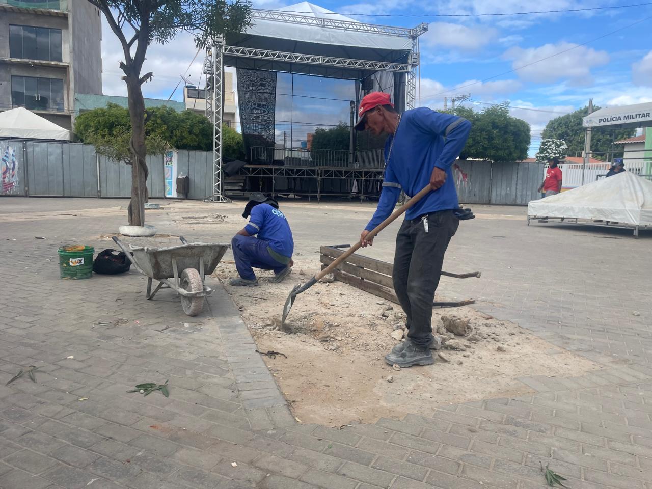 Tudo organizado: Prefeitura de Juazeiro intensifica limpeza no bairro João Paulo II para abertura do São João da Gente
