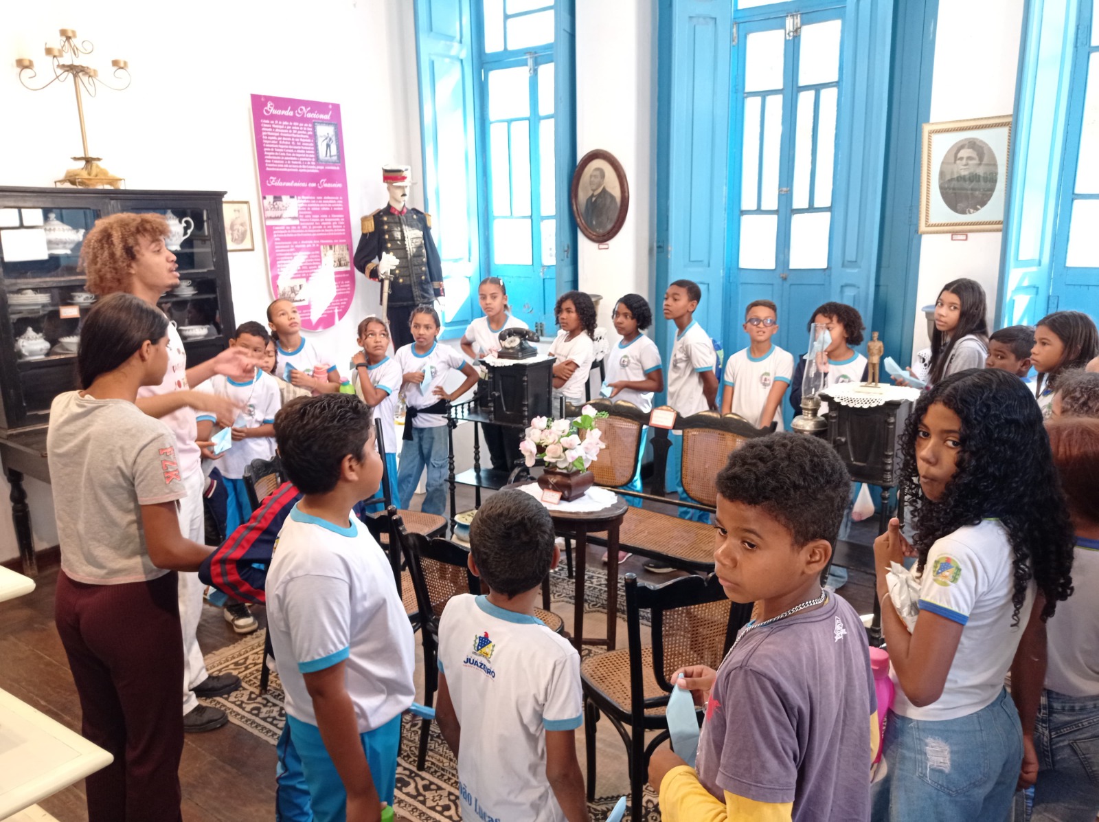 Estudantes de escolas municipais de Juazeiro visitam o Museu Regional do São Francisco