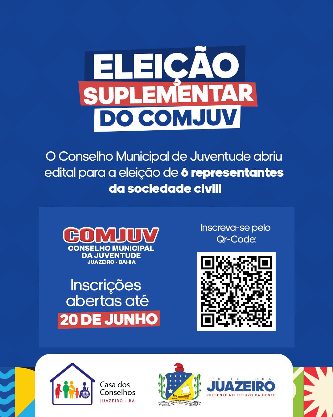 Participação jovem em pauta: COMJUV convoca novas representações da sociedade civil