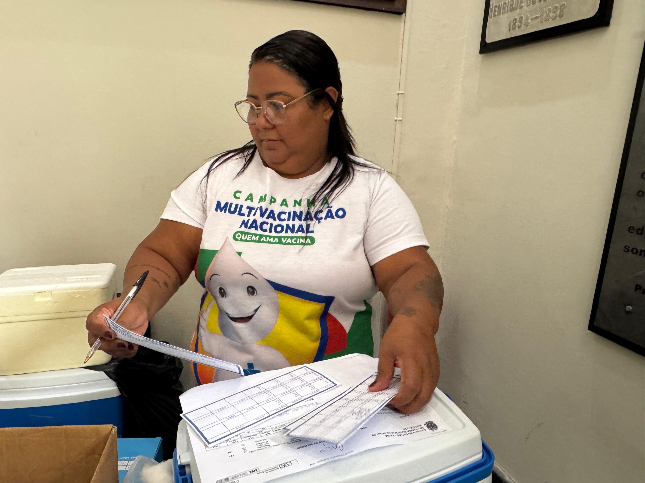 Sesau leva vacinação contra Influenza ao Paço Municipal e reforça imunização entre os servidores