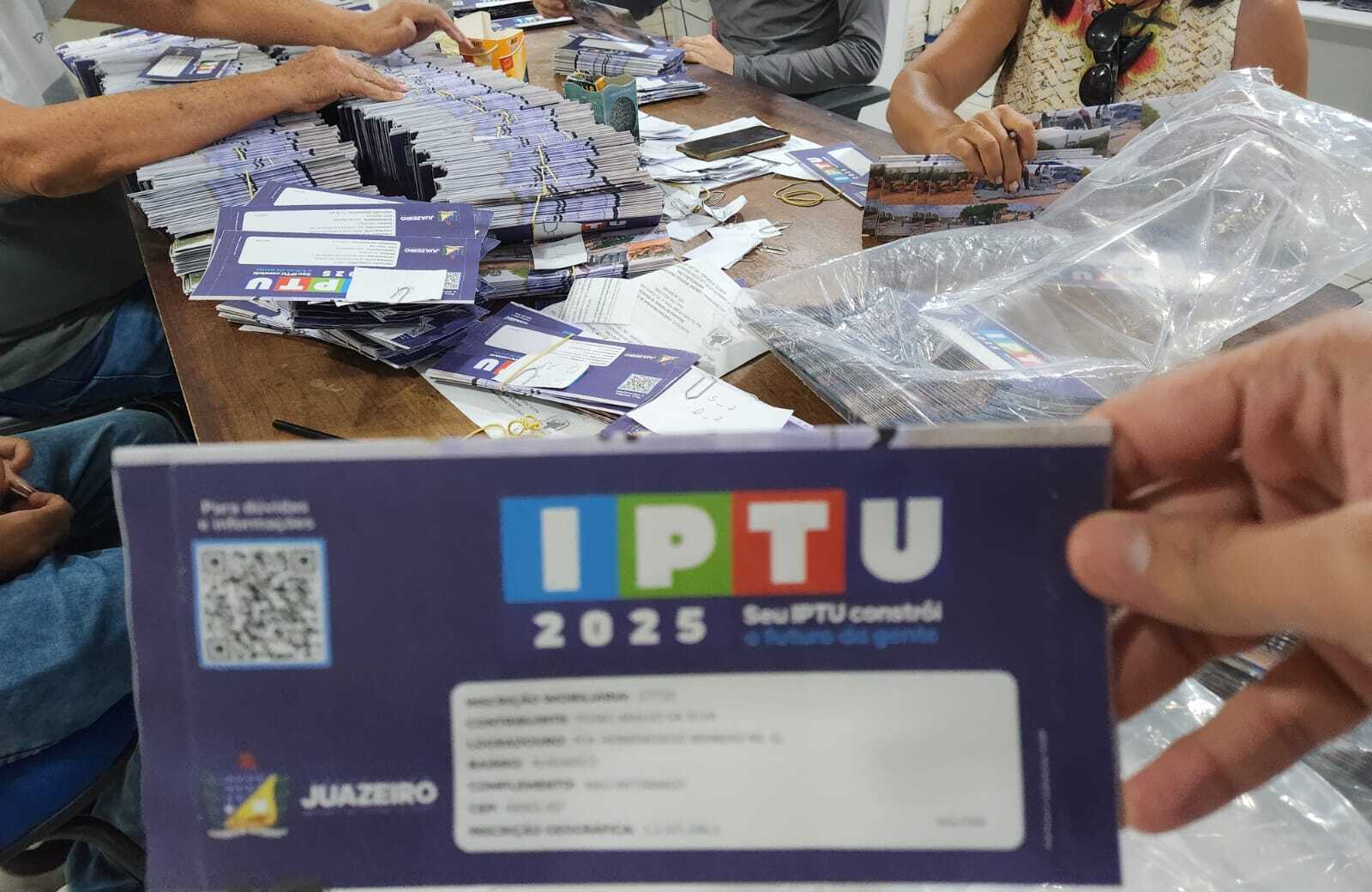 IPTU 2025: carnês começam a chegar nas casas dos juazeirenses