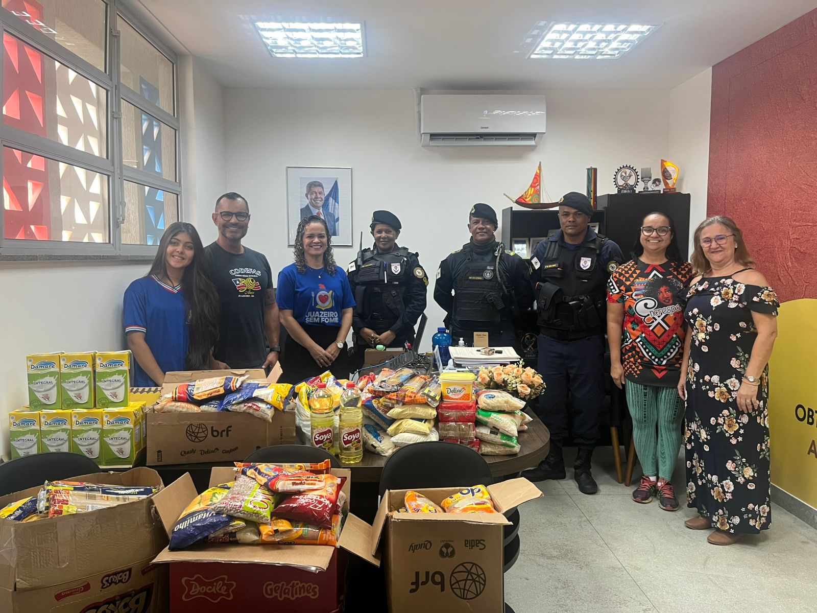 Programa Juazeiro Sem Fome recebe apoio do Codefas em Arrecadação de Alimentos