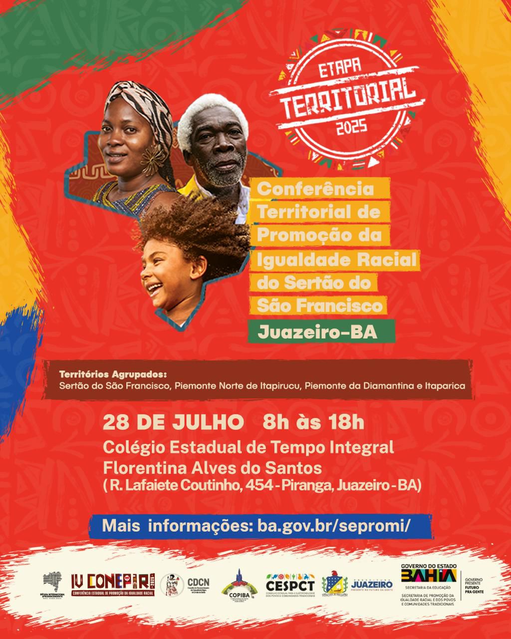 Prefeitura de Juazeiro divulga realização da Etapa Territorial da IV Conferência de Promoção da Igualdade Racial