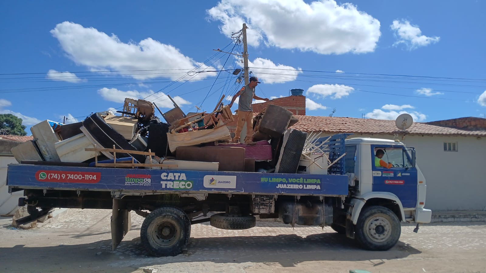 Cata Treco recolhe 269 objetos e atende 41 bairros em Juazeiro no mês de junho