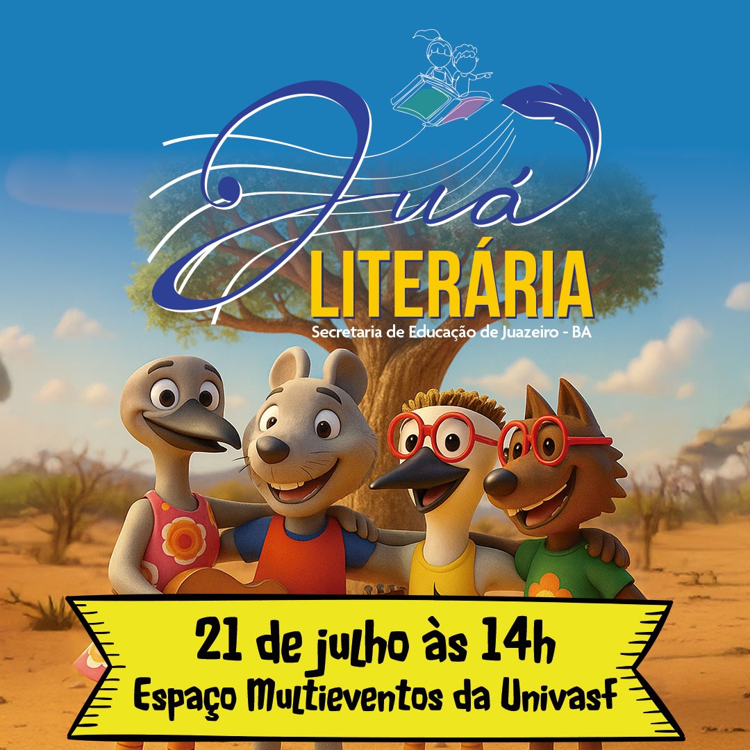 Juá Literária: programa de promoção da leitura será lançado em Juazeiro nesta segunda-feira (21)