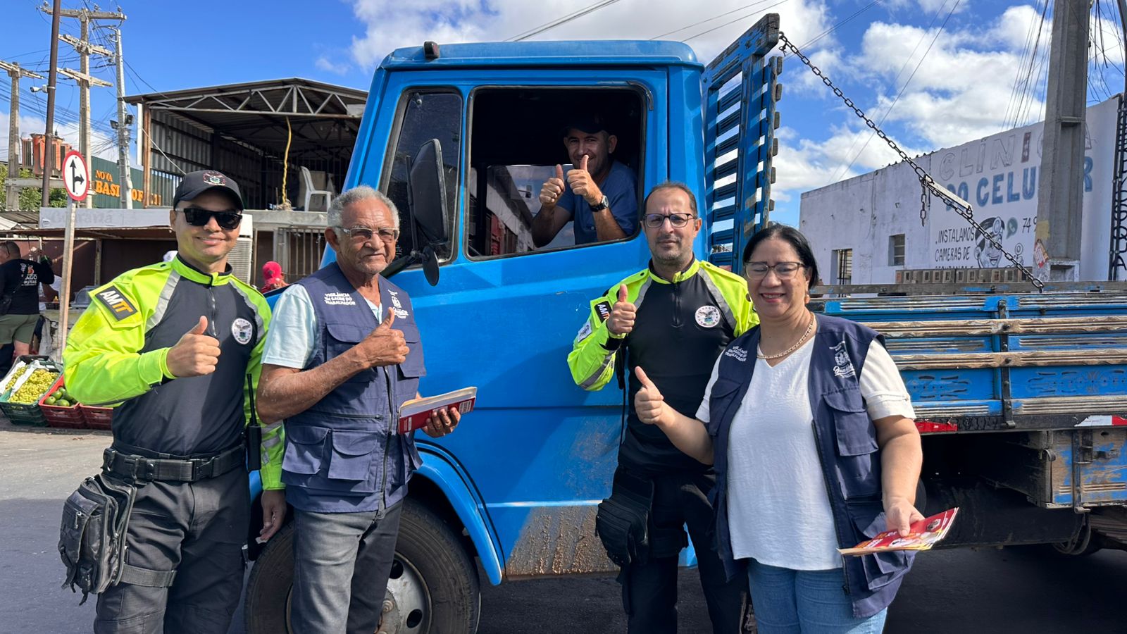 Prefeitura de Juazeiro celebra Dia do Motorista com serviços de saúde e cidadania no Mercado do Produtor