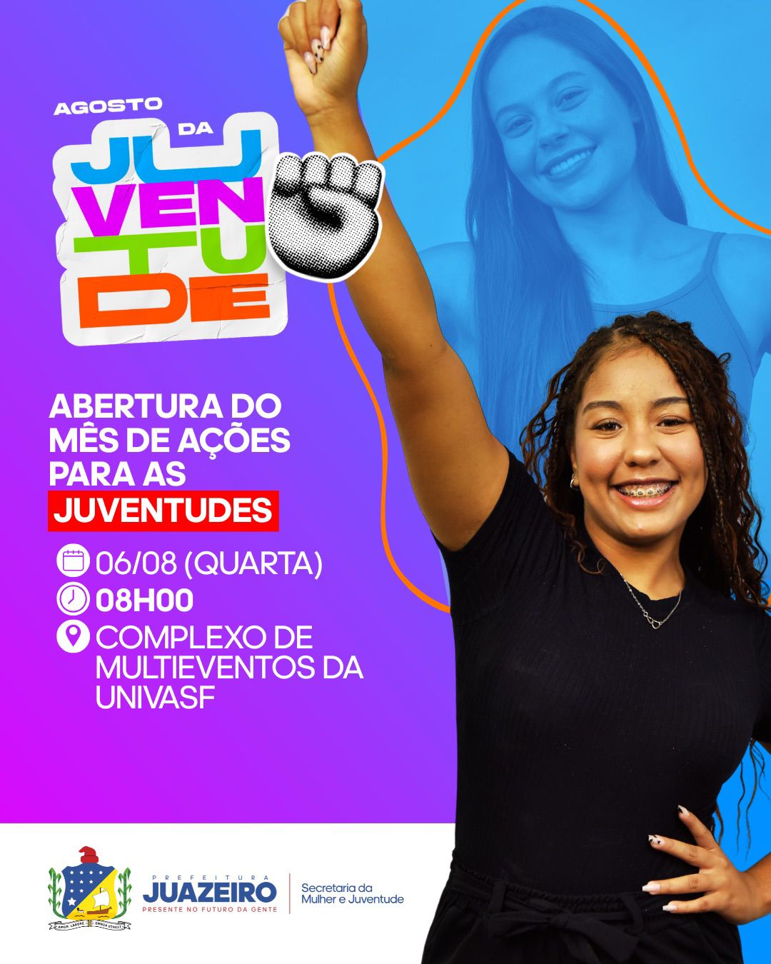 Prefeitura de Juazeiro realiza cerimônia de lançamento da programação do Agosto das Juventudes nesta quarta (6)