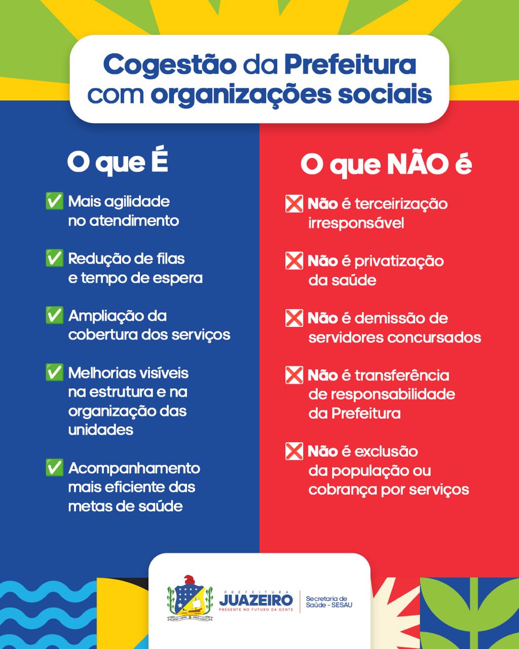 Juazeiro adota modelo de cogestão com Organizações da Sociedade Civil para fortalecer o SUS e ampliar a qualidade dos serviços de saúde