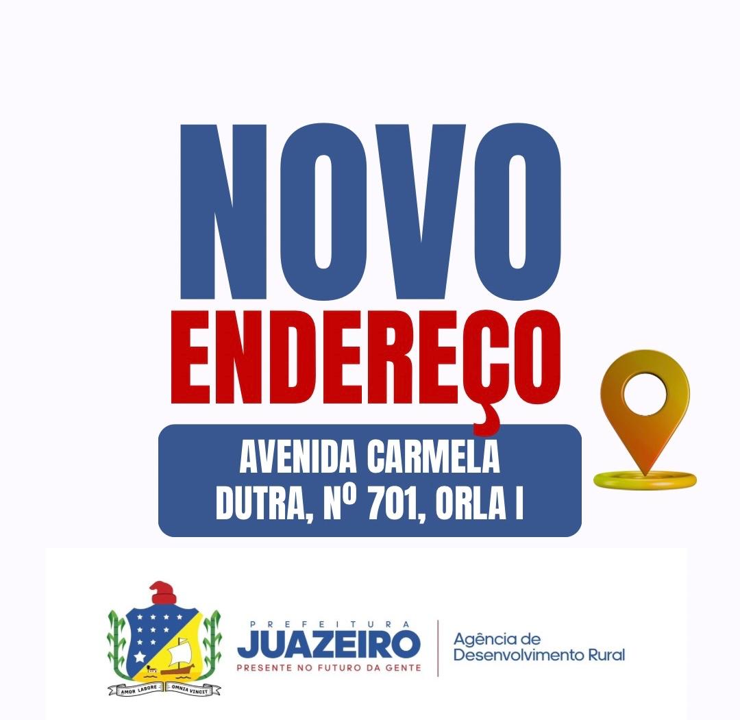 Agência de Desenvolvimento Rural funcionará em novo endereço a partir da próxima segunda-feira (25) e suspende atendimentos presenciais durante esta semana