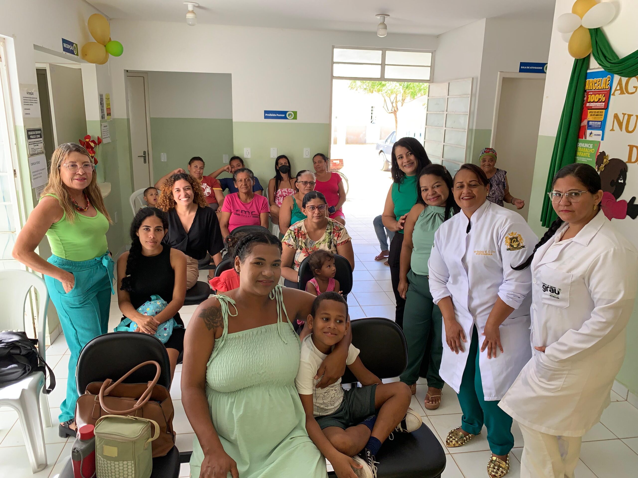 CRAS João Paulo II promove ação sobre primeira infância e aleitamento materno com destaque para a participação do programa Criança Feliz