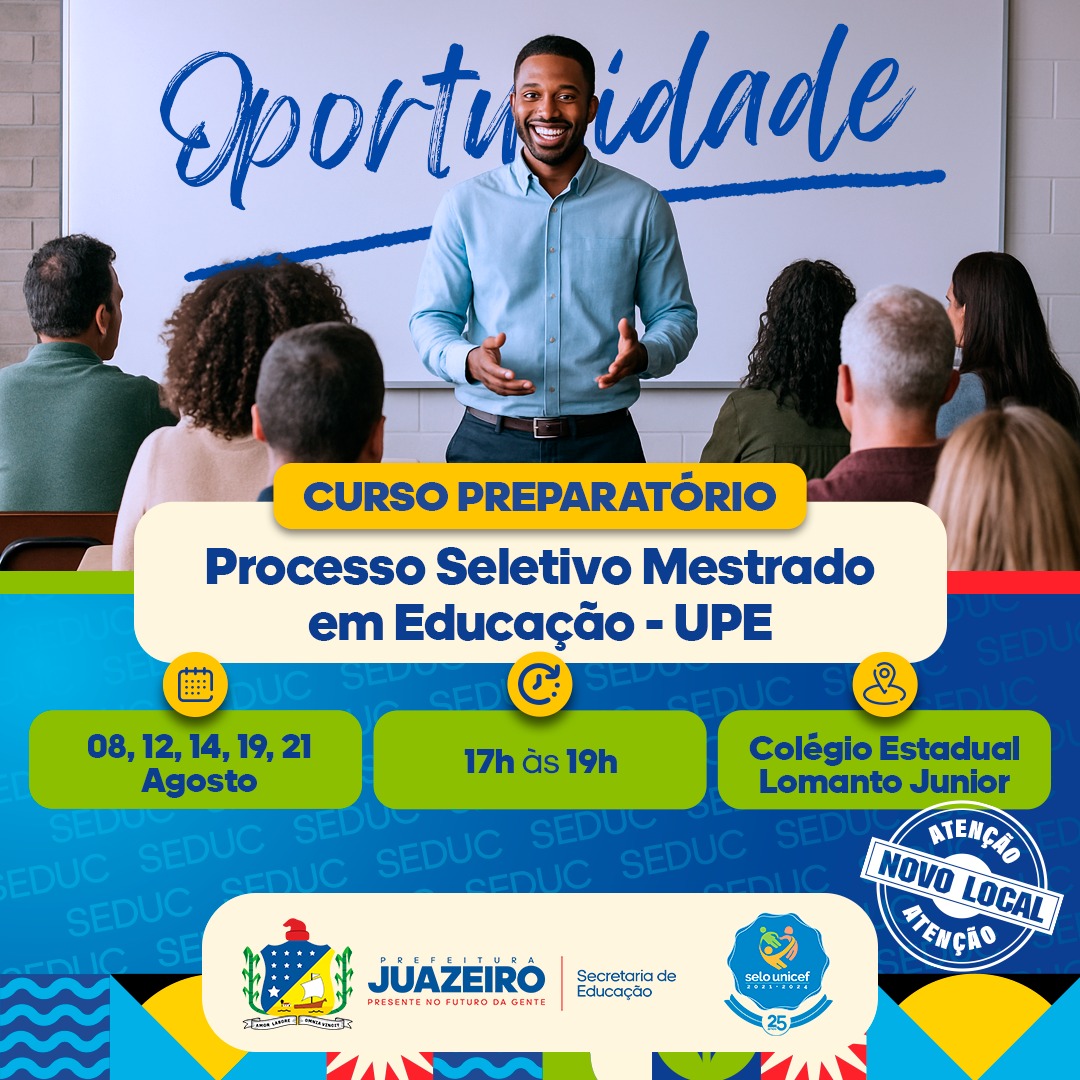 Seduc inscreve mais de 170 professores em curso preparatório para o processo seletivo do Mestrado da UPE
