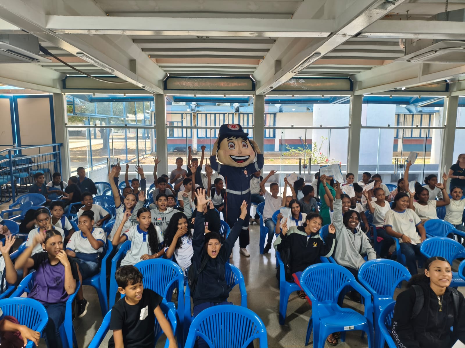 Aprendizado e diversão marcam mais uma edição do projeto ‘Samuzinho nas Escolas’ no Caic