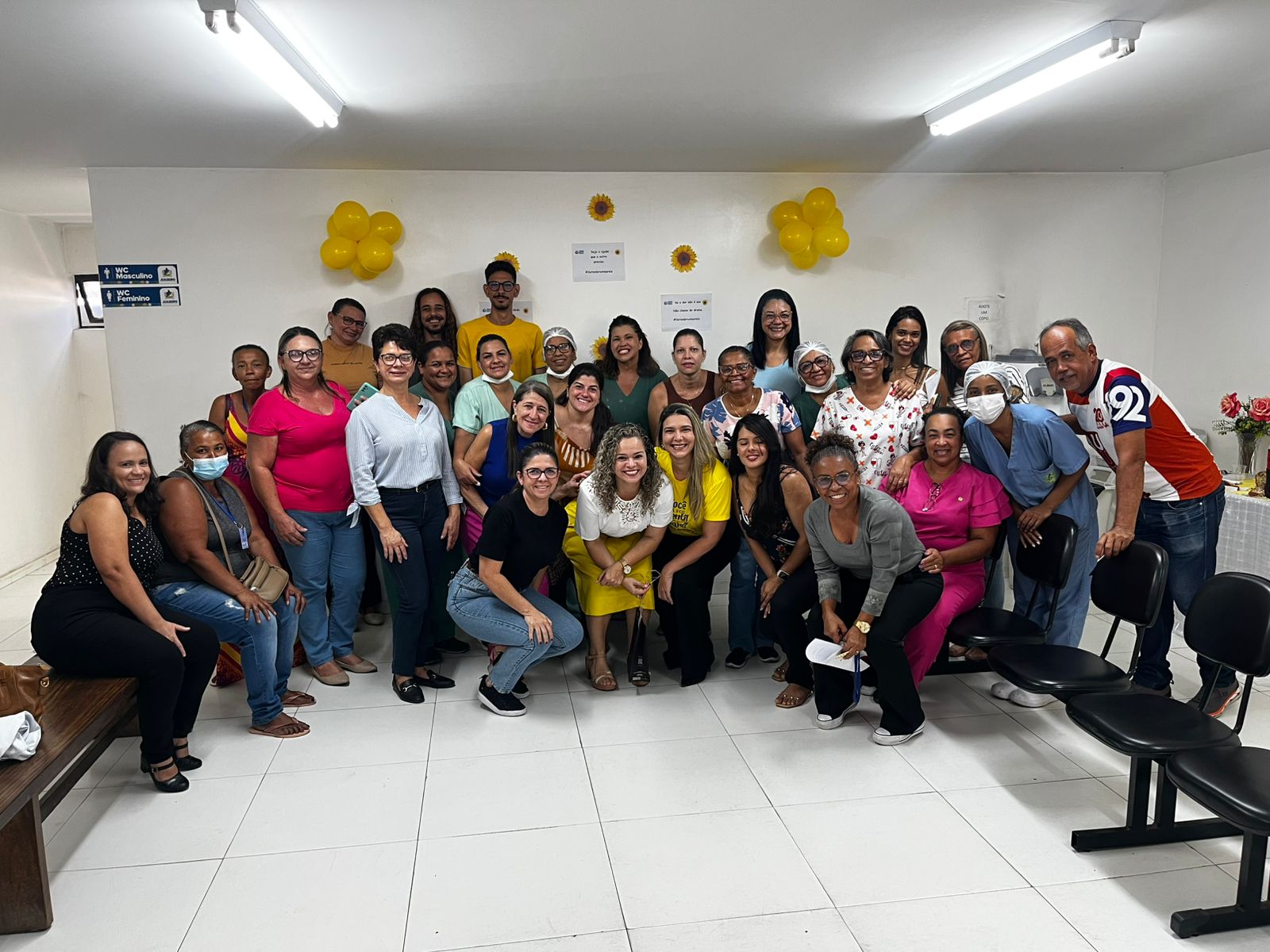 Maternidade Municipal de Juazeiro realiza ação em alusão ao Setembro Amarelo com roda de conversa sobre saúde mental