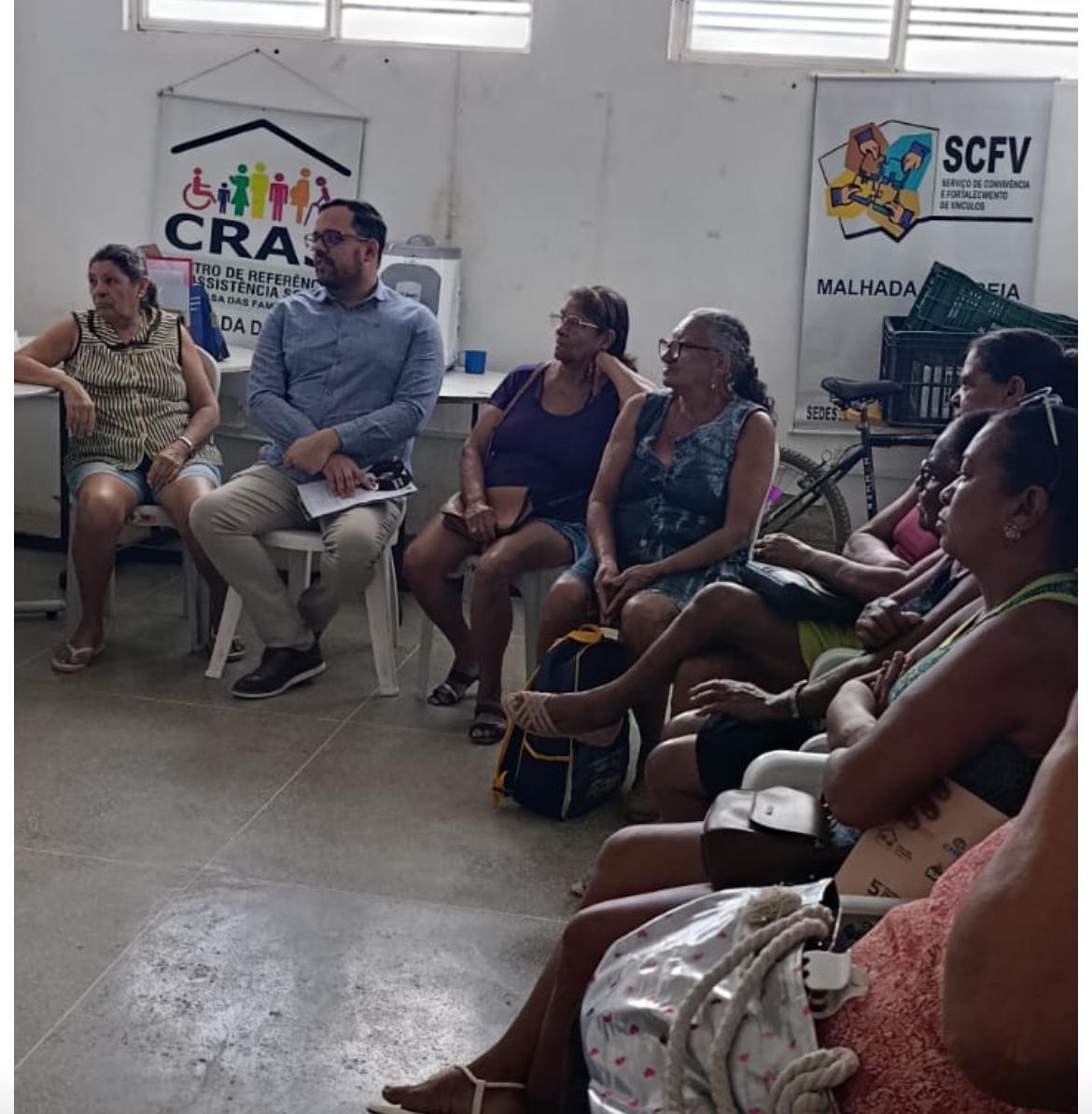 CRAS Malhada da Areia promove Roda de conversa sobre empreendedorismo na terceira idade