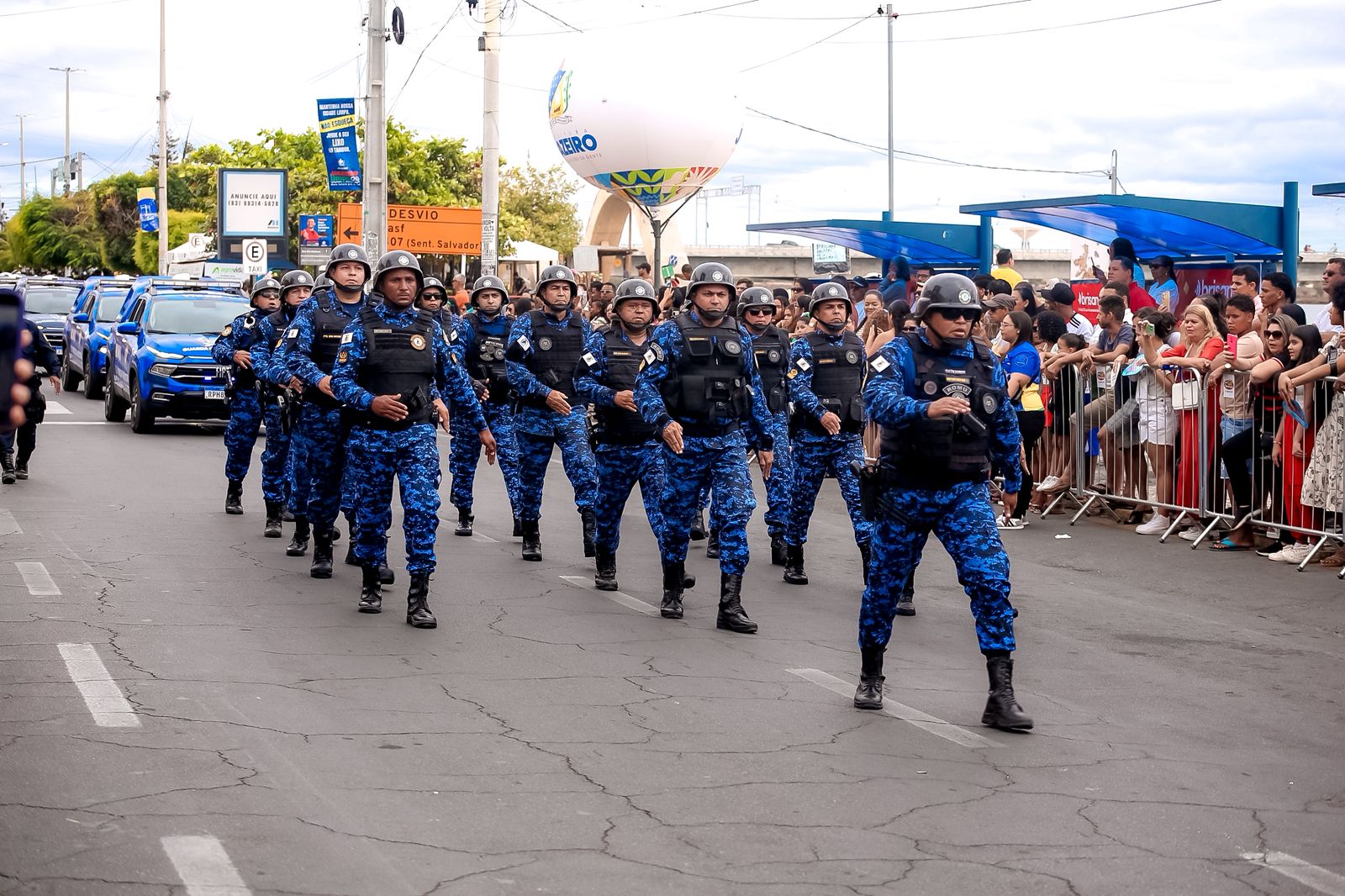 Guarda Civil Municipal participa do desfile cívico-militar de 7 de setembro em Juazeiro