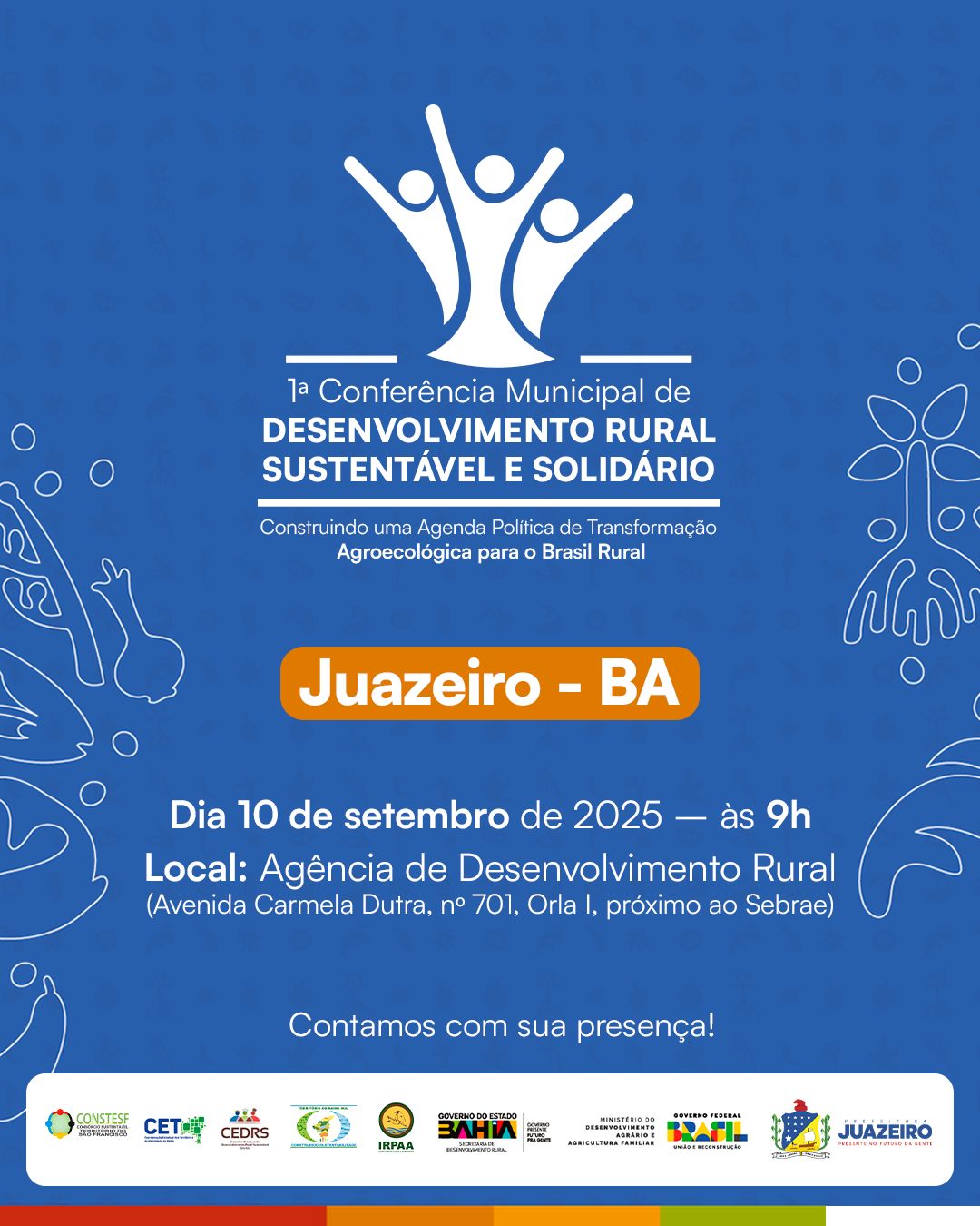 Agricultura familiar em pauta: Juazeiro realiza 1ª Conferência de Desenvolvimento Rural nesta quarta-feira (10)