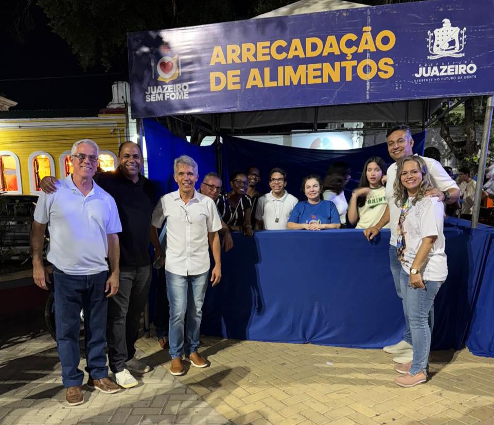 Fé que alimenta: Juazeiro Sem Fome arrecada 1,5 tonelada de alimentos no Canta Juazeiro com Maria