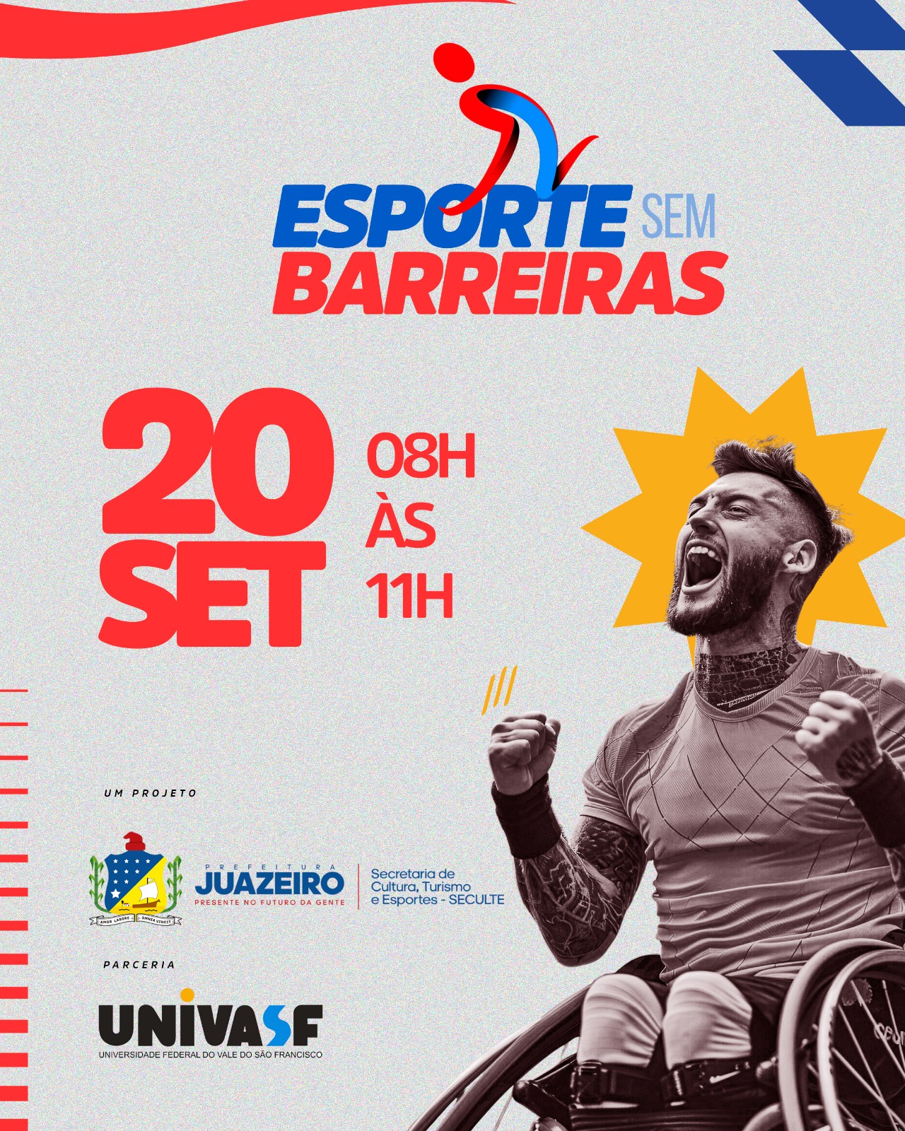 Prefeitura de Juazeiro organiza evento para divulgar o esporte paralímpico na região; saiba mais