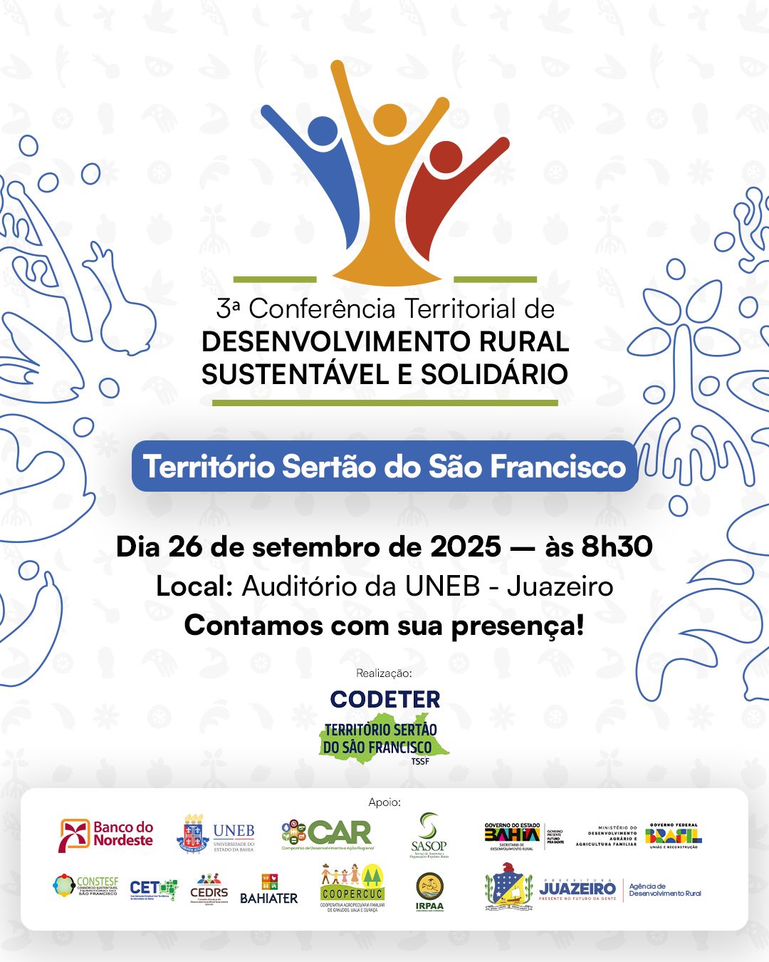 Juazeiro sediará 3ª Conferência Territorial de Desenvolvimento Rural Sustentável e Solidário
