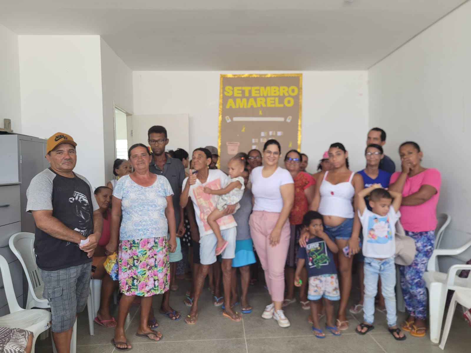 CRAS Malhada da Areia promove palestra sobre a valorização da vida em alusão ao Setembro Amarelo