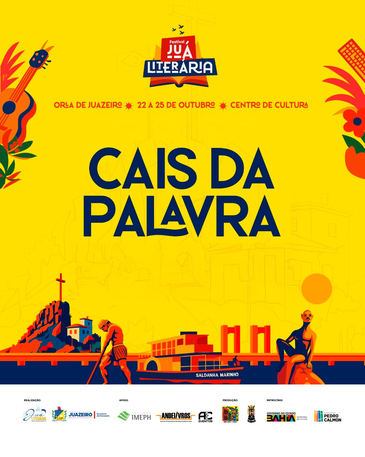 Cais da Palavra reúne 24 obras de autores e autoras do Vale na programação do Festival Juá Literária