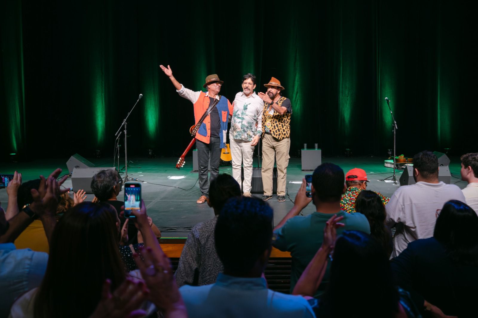 Palavra em Cantoria abre o Festival Juá Literária com Xangai, Maciel Melo e Jessier Quirino
