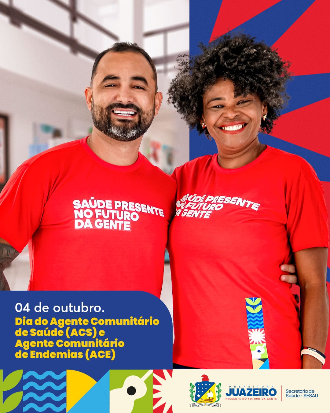 Para comemorar: Sesau celebra o Dia dos Agentes Comunitários de Saúde e de Endemias em Juazeiro