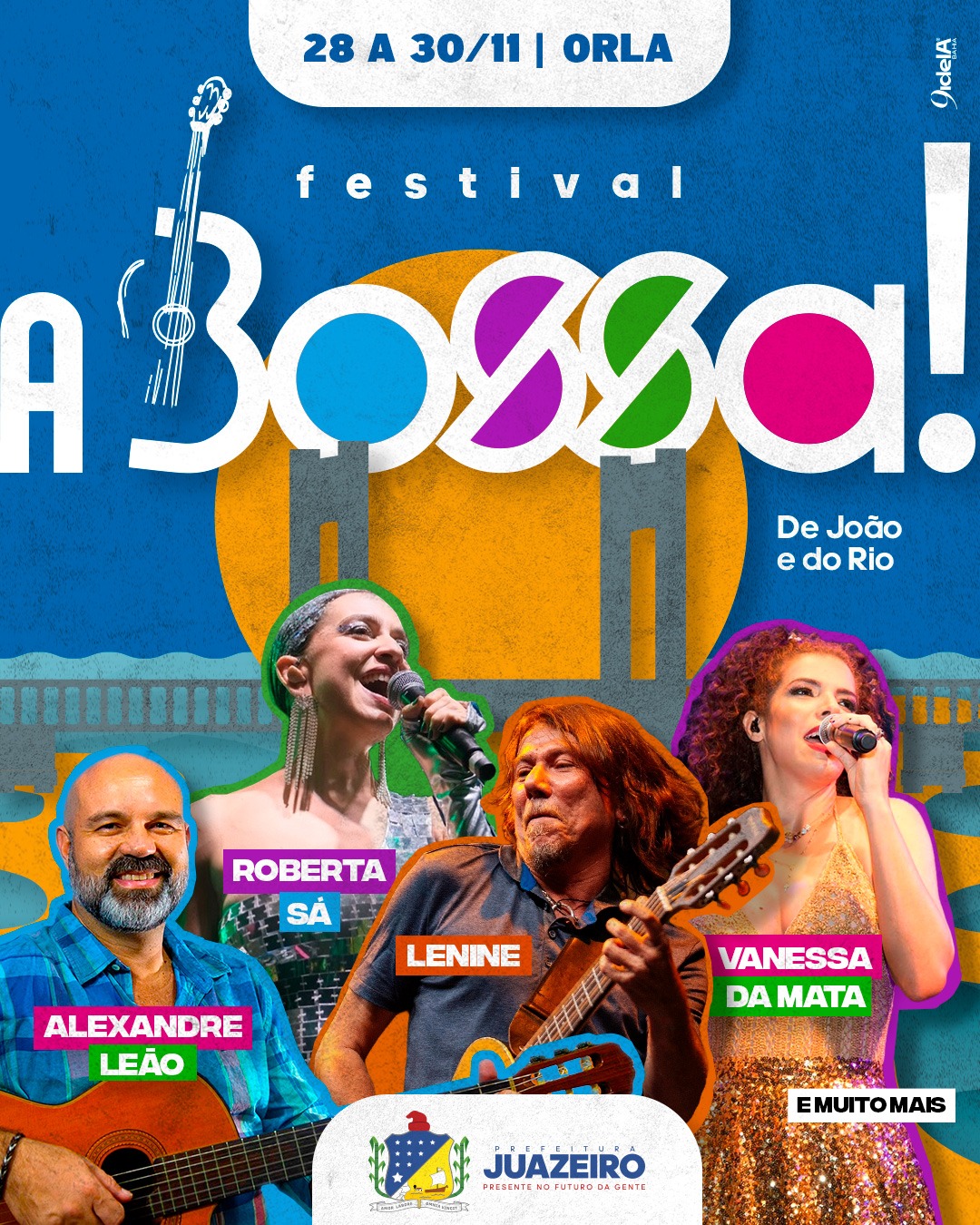 A Bossa’: festival com grandes nomes nacionais coloca Juazeiro na rota dos amantes da Bossa Nova em Novembro