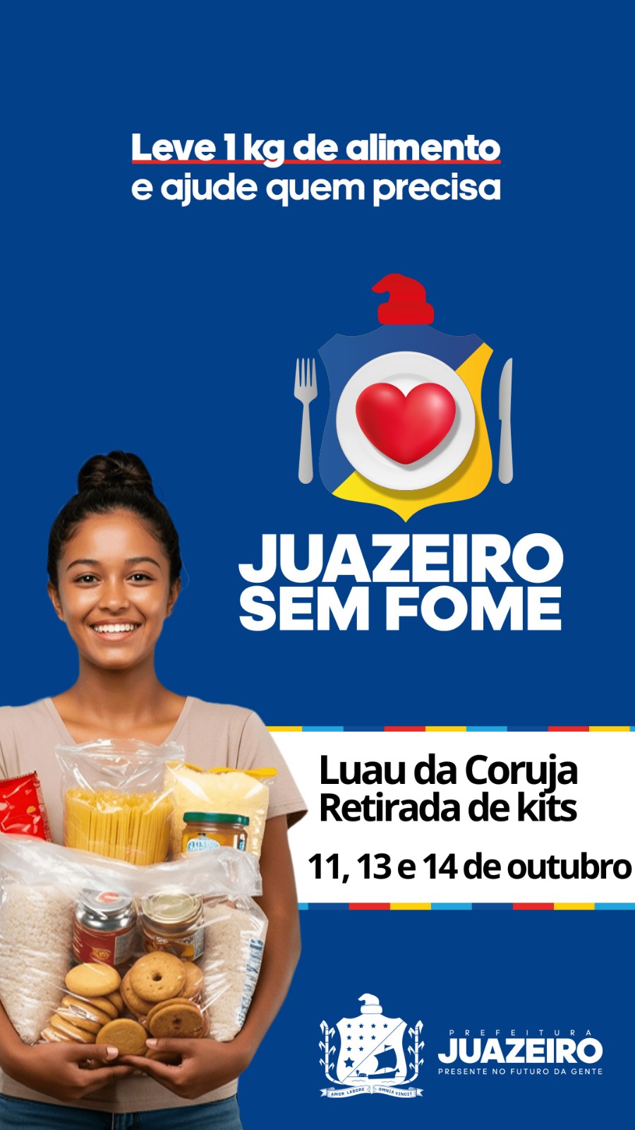 “Luau da Coruja”: parceria com o programa Juazeiro Sem Fome arrecada alimentos para famílias em vulnerabilidade