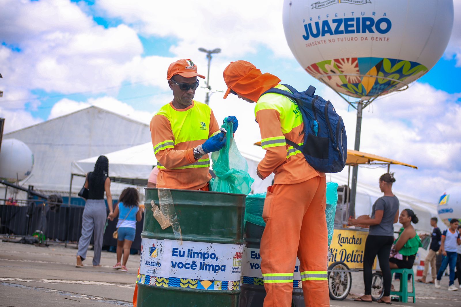 Programa ‘Juazeiro Limpa’ garante cuidado e organização durante o Juá Literária