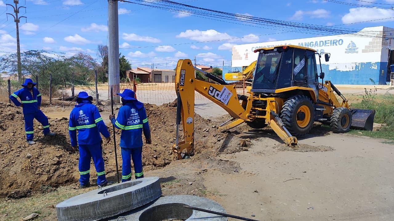 Obra de drenagem no bairro Dom José Rodrigues entra em fase final para colocar fim aos alagamentos históricos