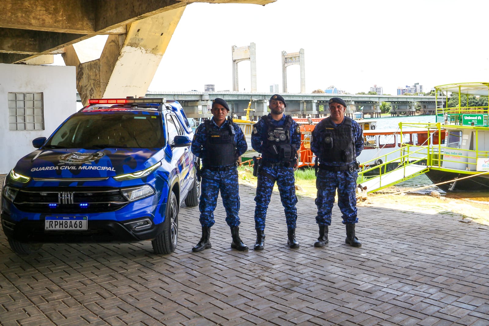 Guarda Civil Municipal de Juazeiro reforça segurança no ponto de embarque das Barquinhas