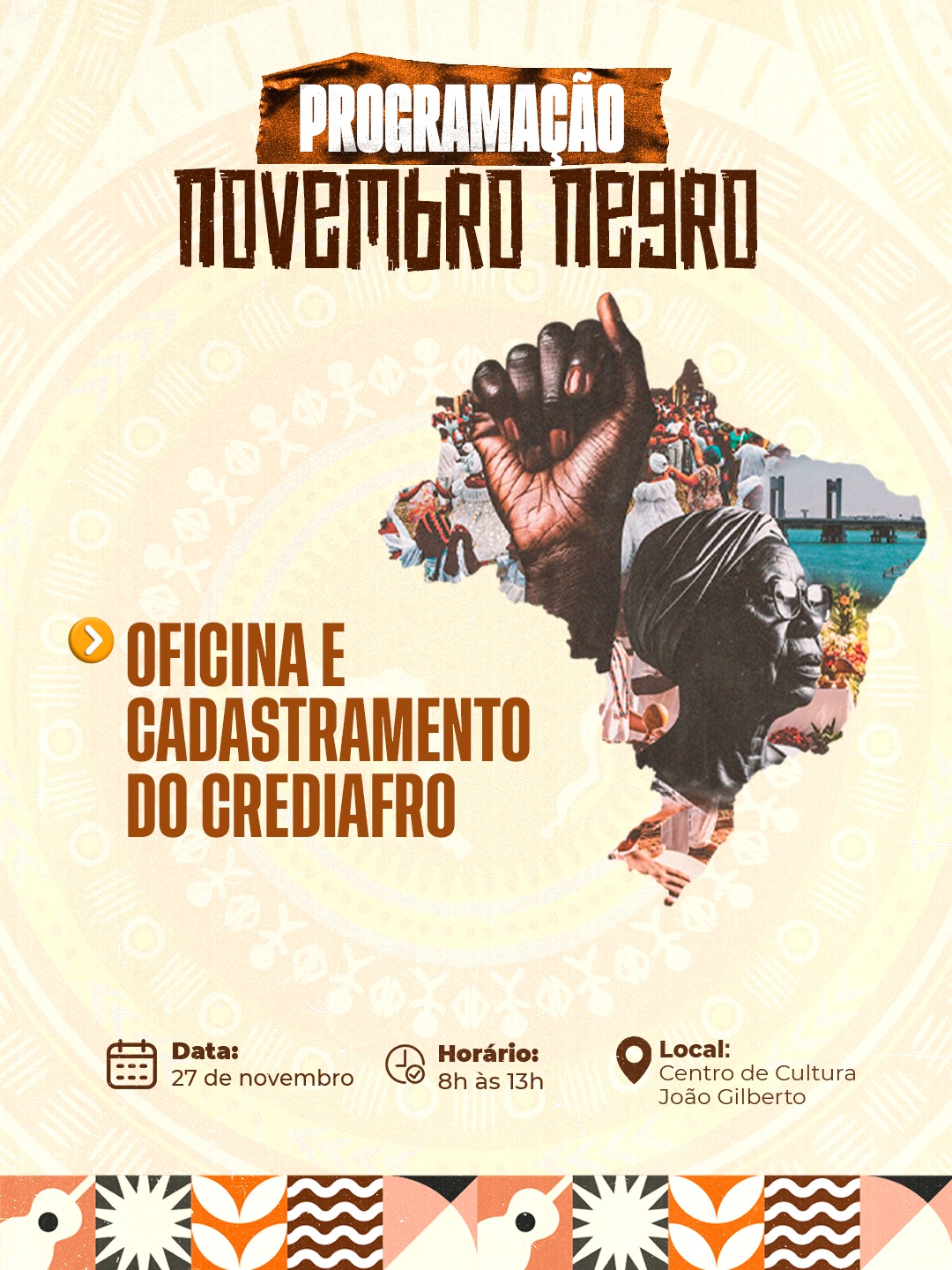 Prefeitura de Juazeiro promove oficina e cadastramento do CrediAfro dentro da programação do Novembro Negro
