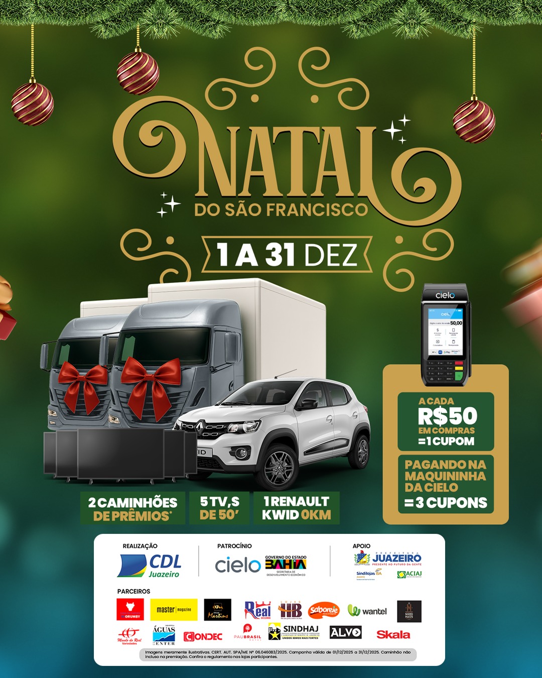 Prefeitura de Juazeiro amplia alcance do “Natal do São Francisco 2025” com participação das Feiras e Mercados